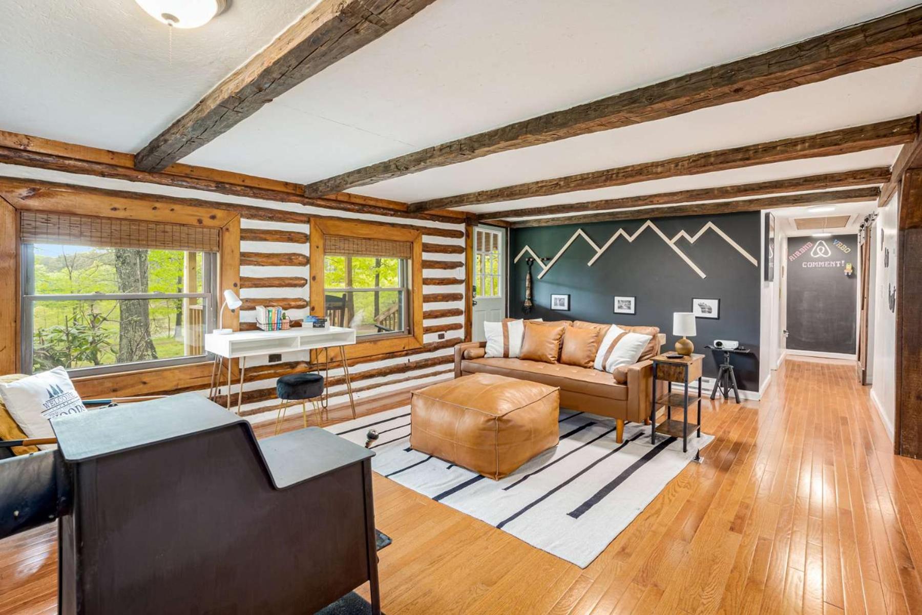 Modernized Log Cabin W Hot Tub Fire Pit & Views Berkeley Springs Luaran gambar